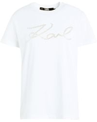 KARL LAGERFELD - T-Shirt - Lyst