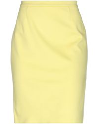 Boutique Moschino Falda corta - Amarillo