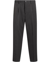 AT.P.CO - Charcoal Pants Polyester, Viscose, Elastane - Lyst