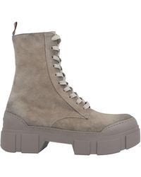Vic Matié - Khaki Ankle Boots Soft Leather - Lyst
