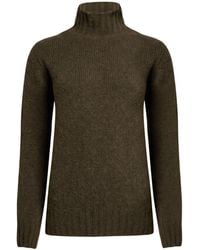 Gentry Portofino - Military Turtleneck Virgin Wool, Polyamide - Lyst