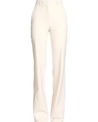 Marella - Ivory Pants Polyester, Virgin Wool, Elastane - Lyst
