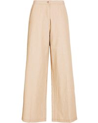 Ottod'Ame - Pants Polyester, Cotton, Linen - Lyst