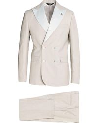 Paoloni - Suit Virgin Wool, Linen - Lyst