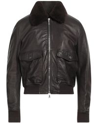 Tagliatore - Dark Jacket Leather - Lyst