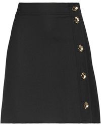 Ganni - Black Mini Skirt - Lyst