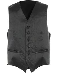 Altea - Steel Tailored Vest Silk, Polyamide - Lyst