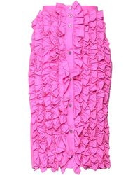 MSGM - Midi Skirt - Lyst