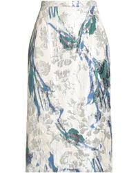 Rochas - Midi Skirt Silk, Viscose, Metallic Polyester, Polyamide - Lyst