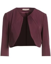 Rinascimento - Burgundy Jacket Polyester, Elastane - Lyst
