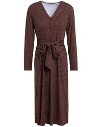 Caliban - Midi Dress Polyamide, Elastane - Lyst