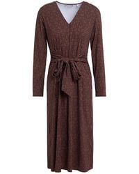Caliban - Midi Dress Polyamide, Elastane - Lyst