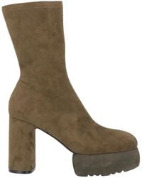 Jeannot - Military Ankle Boots Textile Fibers - Lyst
