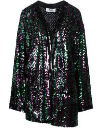 MSGM - Cardigan Cotton, Pvc - Lyst