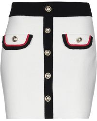 Maje Knee Length Skirt - White