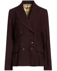 Masnada - Plum Blazer Wool, Cotton, Metal - Lyst