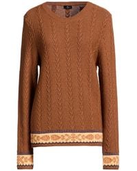 Etro - Camel Sweater Wool, Viscose, Cashmere - Lyst