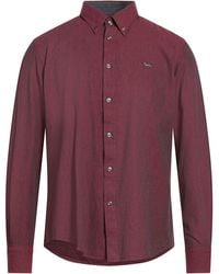 Harmont & Blaine - Burgundy Shirt Cotton - Lyst
