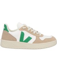 Veja - Sand Sneakers Leather - Lyst