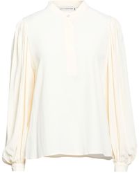 Shirtaporter - Cream Top Acetate, Silk - Lyst