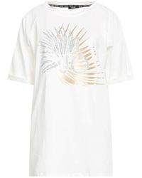 Liu Jo - Sport Ivory T-Shirt Cotton, Elastane - Lyst