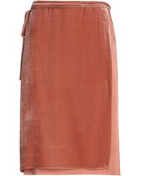 Cedric Charlier - Pastel Midi Skirt Acetate, Rayon - Lyst