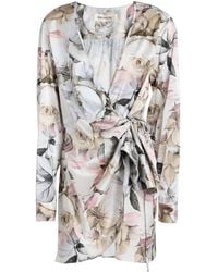 Nineminutes - Mini Dress Polyester, Elastane - Lyst