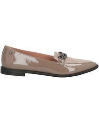 Pollini - Taupe Loafers Leather - Lyst