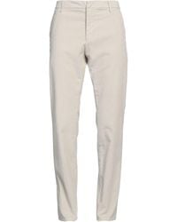 Dondup - Cream Pants Cotton, Elastane - Lyst