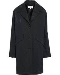MM6 by Maison Margiela - Overcoat & Trench Coat Cotton - Lyst