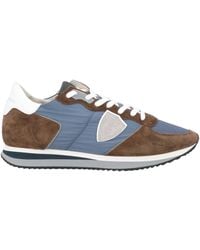 Philippe Model - Khaki Sneakers Leather, Textile Fibers - Lyst