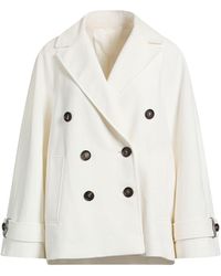 Brunello Cucinelli - Blazer Cotton, Linen, Ecobrass - Lyst