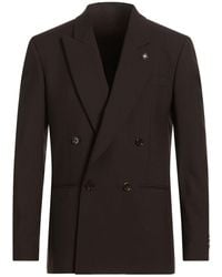 Lardini - Dark Blazer Wool - Lyst