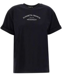 Elisabetta Franchi - T-shirts - Lyst