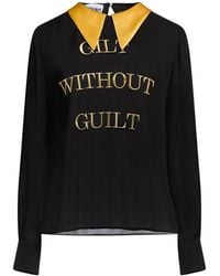 Moschino - Couture Top Silk - Lyst