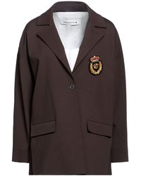Shirtaporter - Dark Blazer Viscose, Nylon, Elastane - Lyst