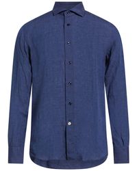 Mazzarelli - Shirt Linen - Lyst