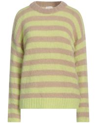 Alysi - Crème Sweater Mohair Wool, Polyamide, Elastane - Lyst
