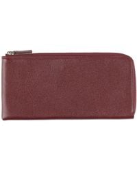 Doucal's - Burgundy Document Holder Leather - Lyst
