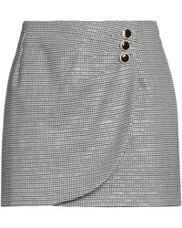 Alessandra Rich - Mini Skirt Virgin Wool, Polyamide, Elastane, Polyester - Lyst