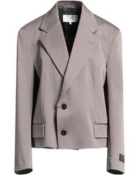 MM6 by Maison Martin Margiela - Blazer Cotton, Elastane - Lyst