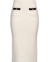 Alessandra Rich - Midi Skirt Alpaca Wool, Polyamide, Virgin Wool - Lyst