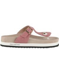 Fornarina - Thong Sandal Leather - Lyst