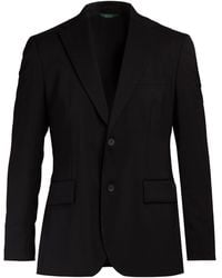 Lacoste - Blazer Wool, Polyester, Elastane - Lyst