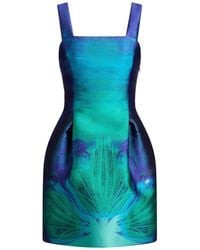 Alberta Ferretti - Mini Dress Polyester, Silk - Lyst