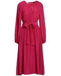 P.A.R.O.S.H. - Midi-Kleid - Lyst