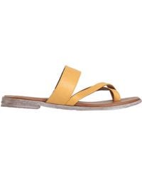 BUENO - Thong Sandal Leather - Lyst