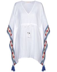 Tory Burch Caftán - Blanco