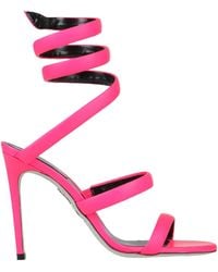 Rene Caovilla - Fuchsia Sandals Calfskin - Lyst