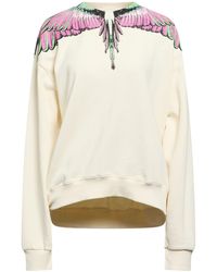 Marcelo Burlon - Ivory Sweatshirt Cotton - Lyst